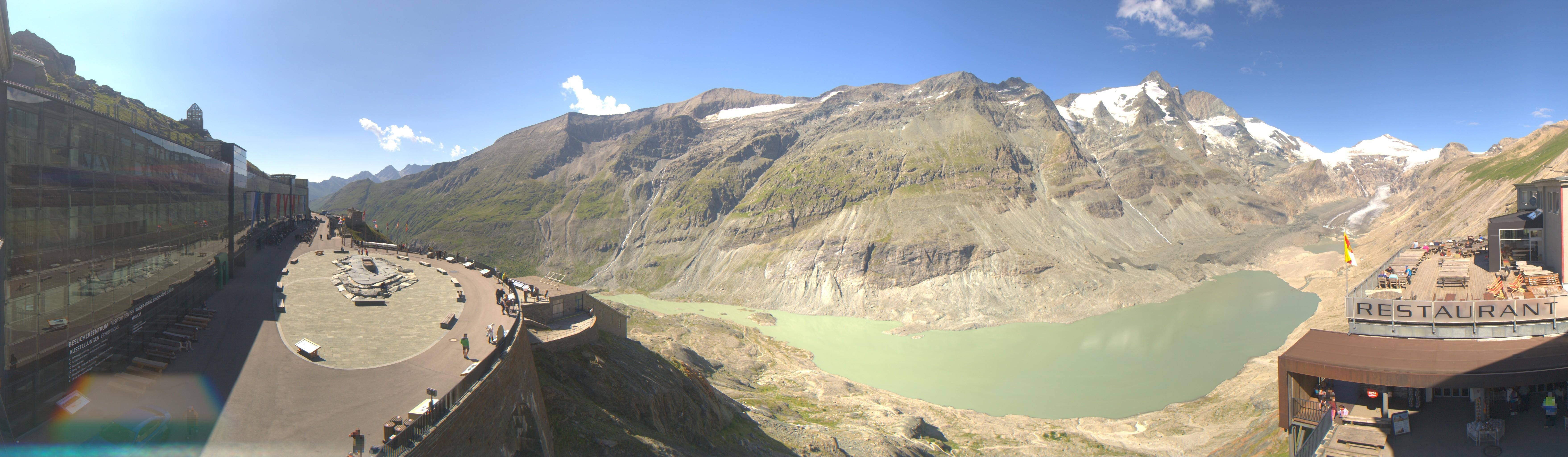 Archiv Foto Webcam Großglockner: Gletscherrestaurant Freiwandeck