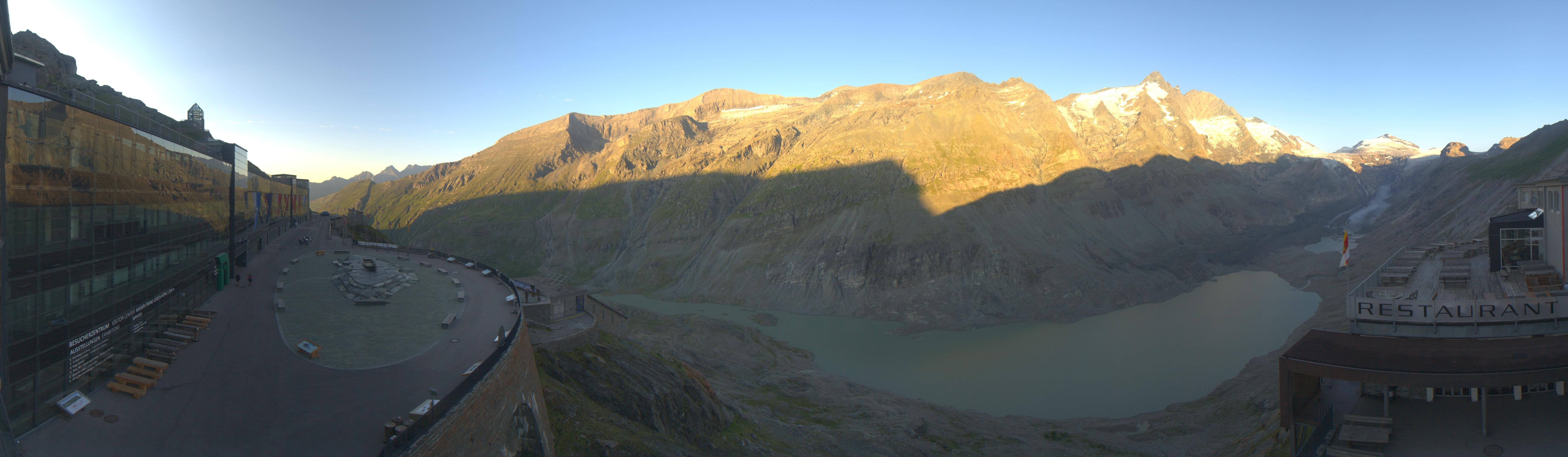 Archiv Foto Webcam Großglockner: Gletscherrestaurant Freiwandeck