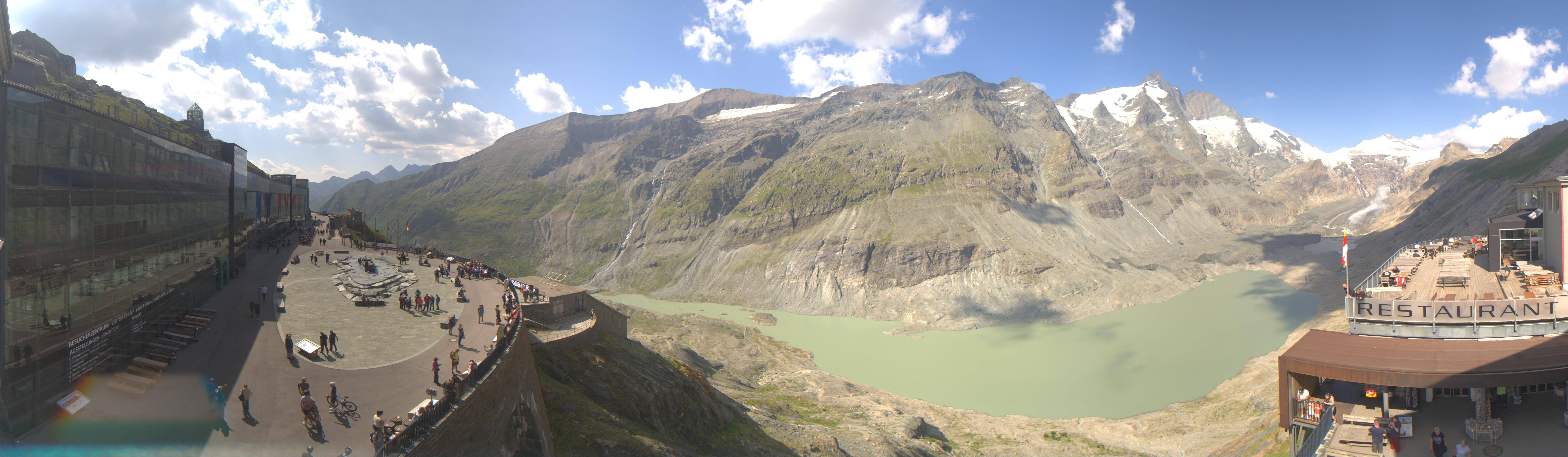 Archiv Foto Webcam Großglockner: Gletscherrestaurant Freiwandeck
