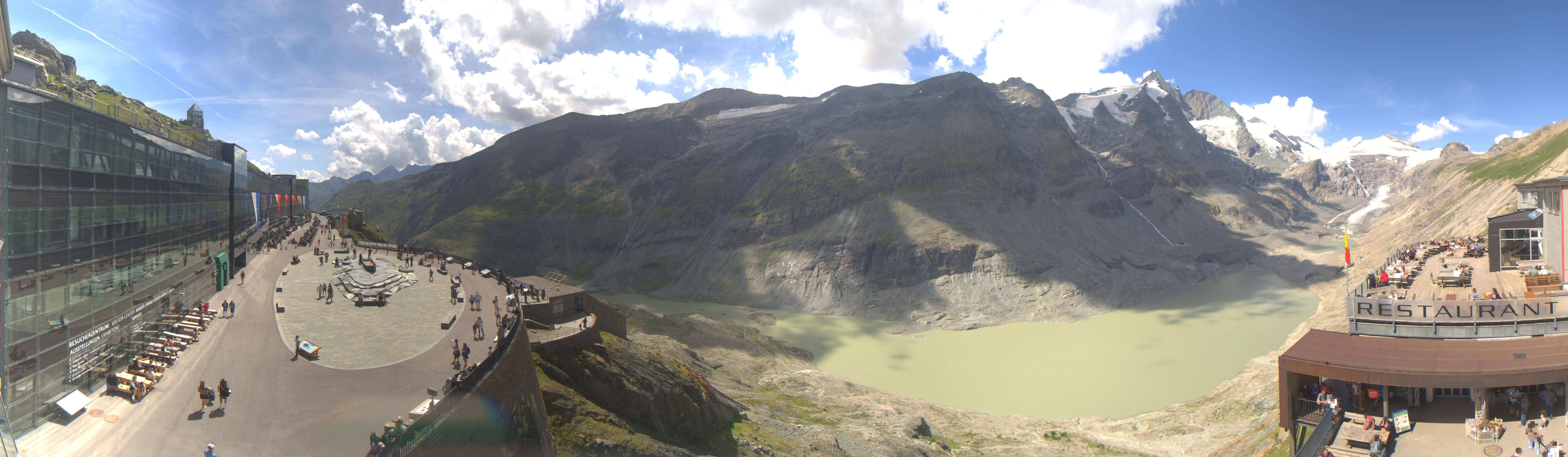 Archiv Foto Webcam Großglockner: Gletscherrestaurant Freiwandeck
