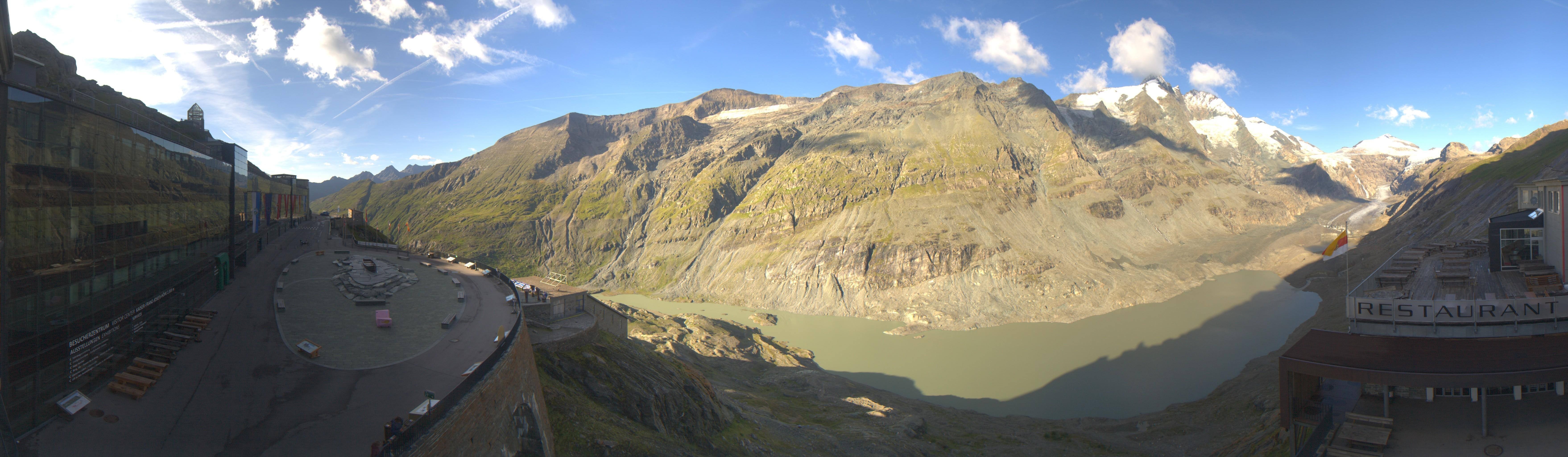 Archiv Foto Webcam Großglockner: Gletscherrestaurant Freiwandeck