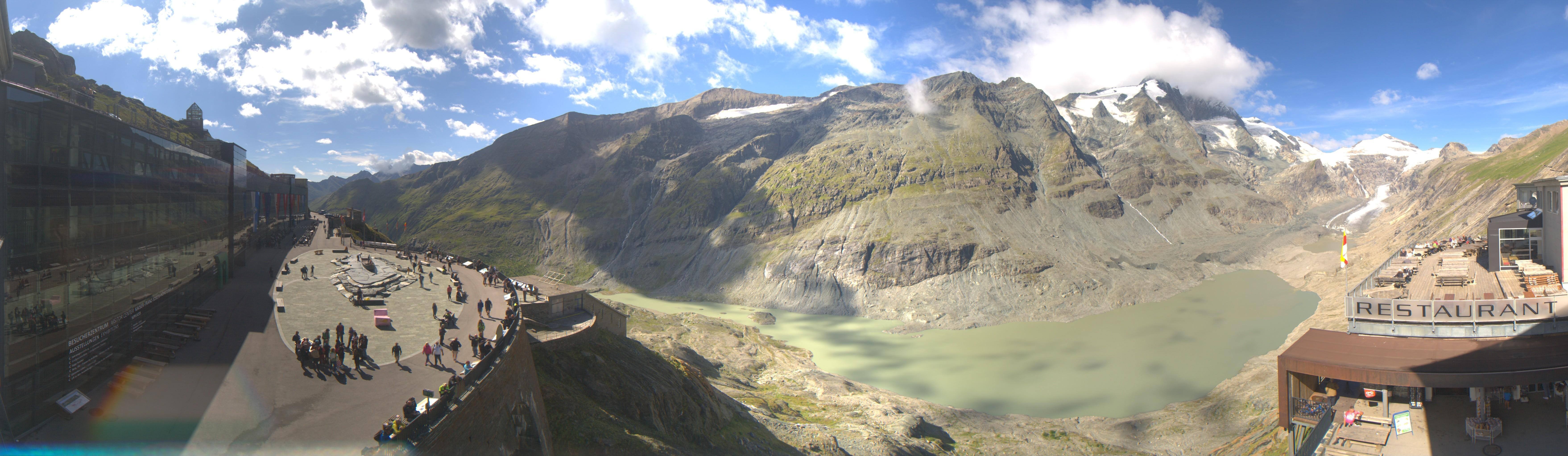 Archiv Foto Webcam Großglockner: Gletscherrestaurant Freiwandeck