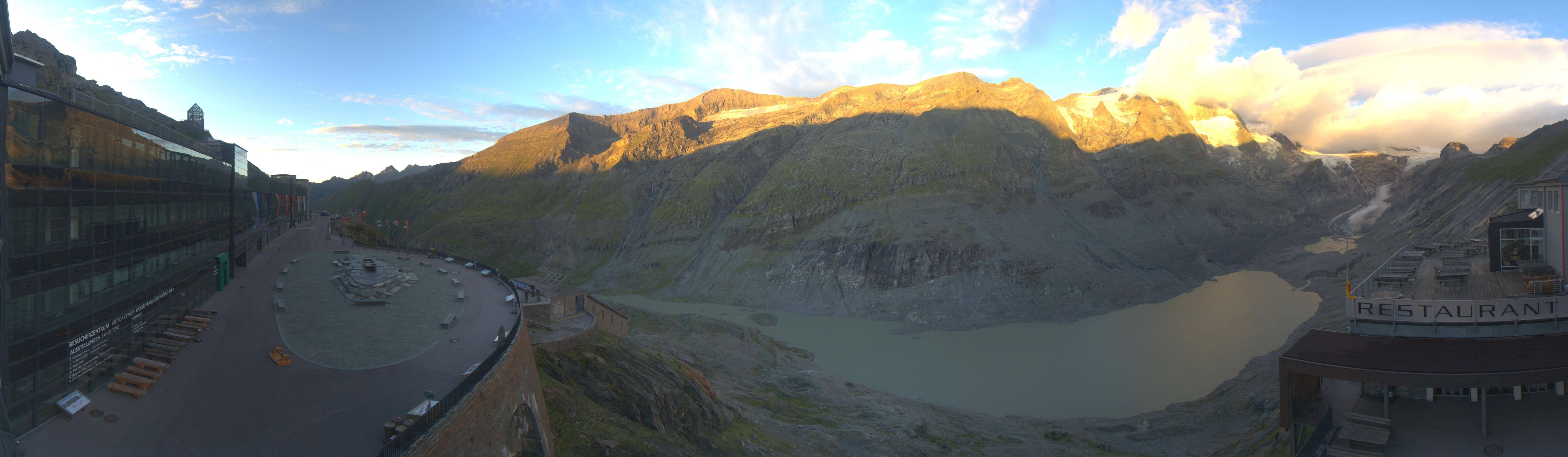 Archiv Foto Webcam Großglockner: Gletscherrestaurant Freiwandeck