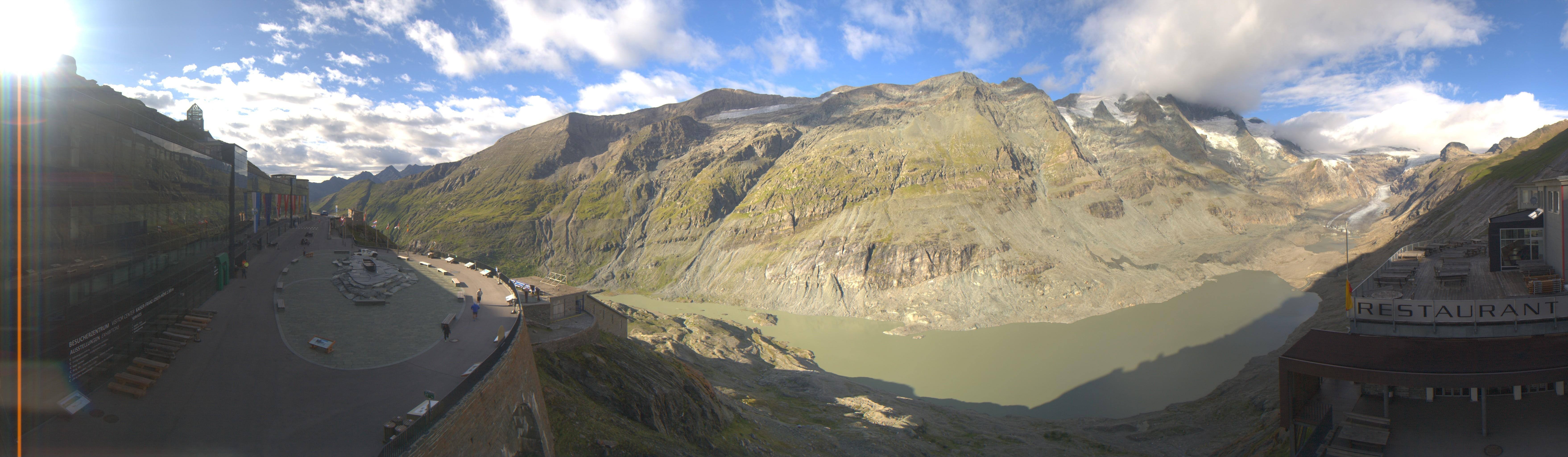 Archiv Foto Webcam Großglockner: Gletscherrestaurant Freiwandeck