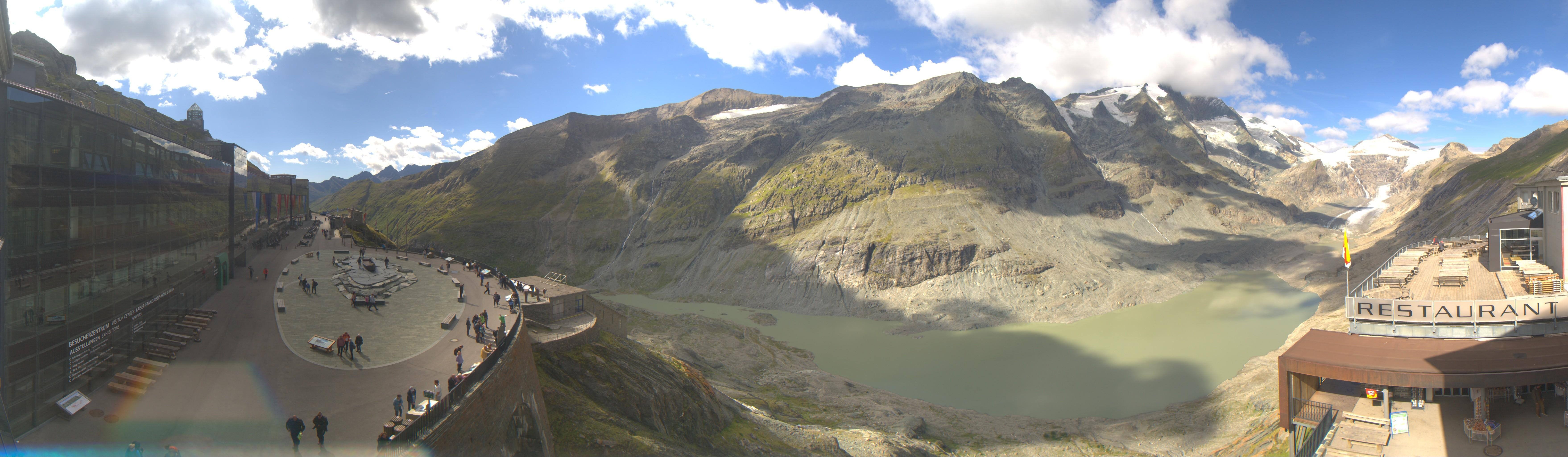 Archiv Foto Webcam Großglockner: Gletscherrestaurant Freiwandeck