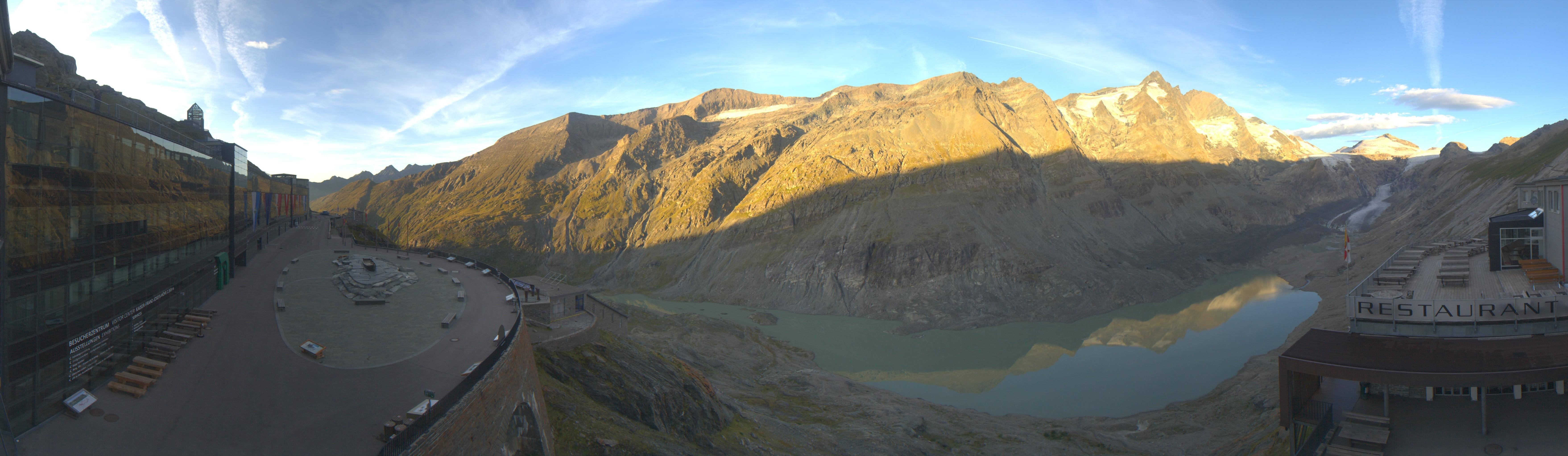 Archiv Foto Webcam Großglockner: Gletscherrestaurant Freiwandeck