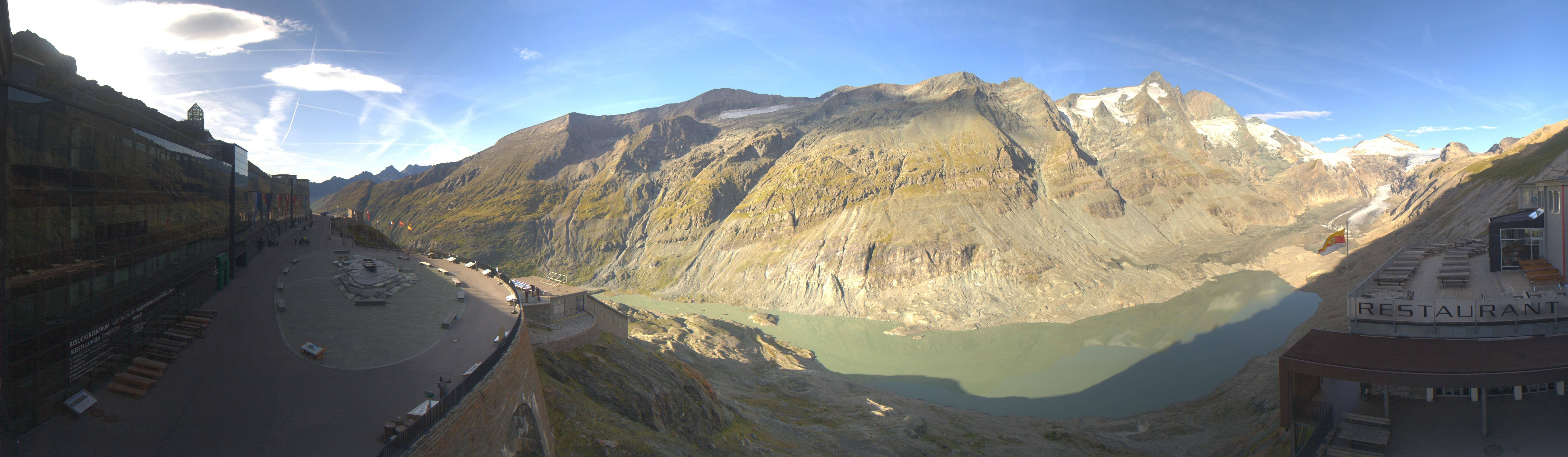 Archiv Foto Webcam Großglockner: Gletscherrestaurant Freiwandeck