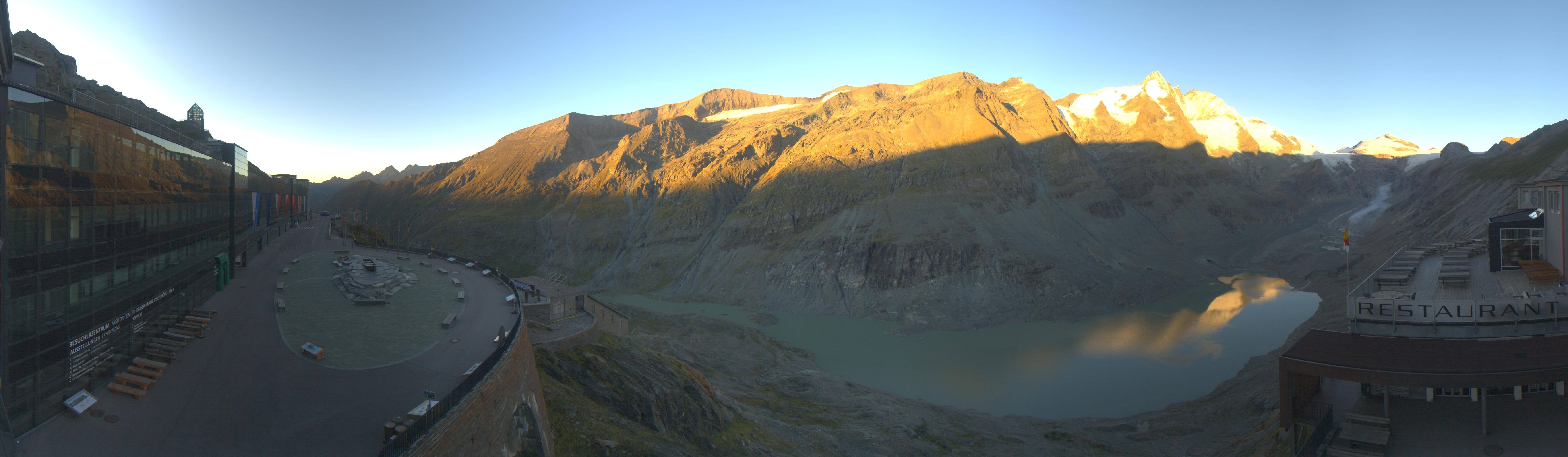 Archiv Foto Webcam Großglockner: Gletscherrestaurant Freiwandeck