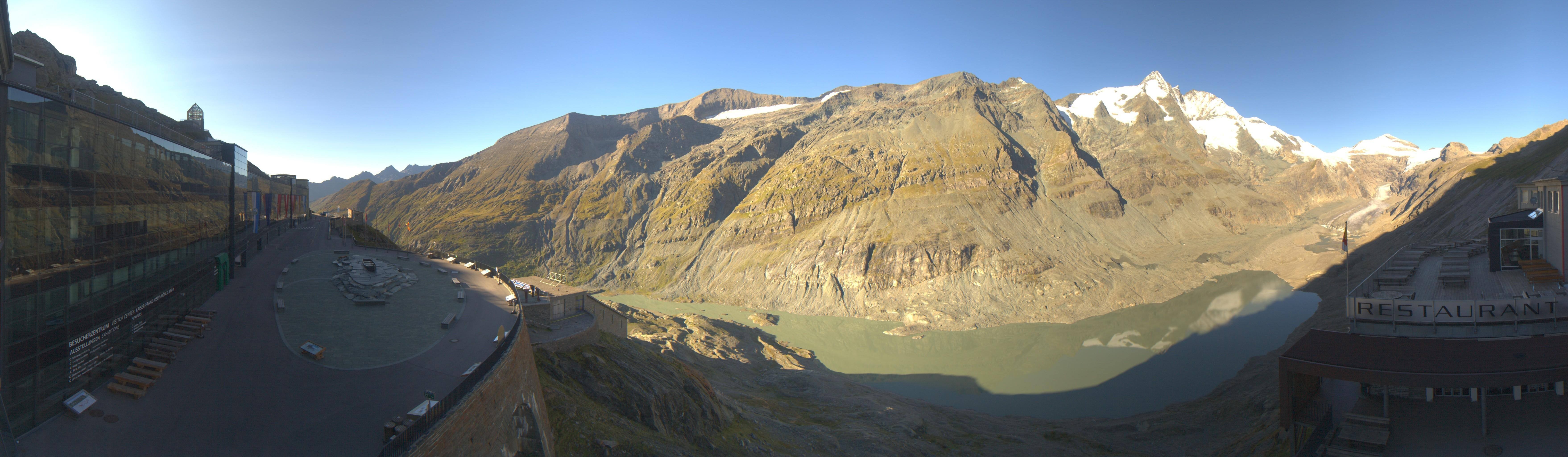 Archiv Foto Webcam Großglockner: Gletscherrestaurant Freiwandeck