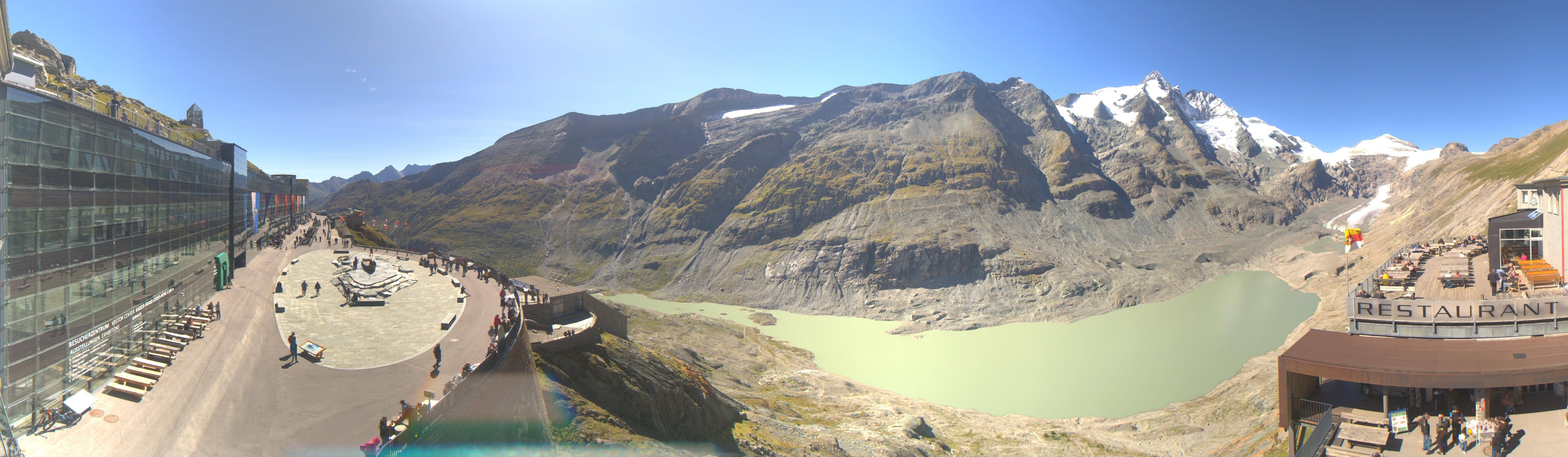 Archiv Foto Webcam Großglockner: Gletscherrestaurant Freiwandeck