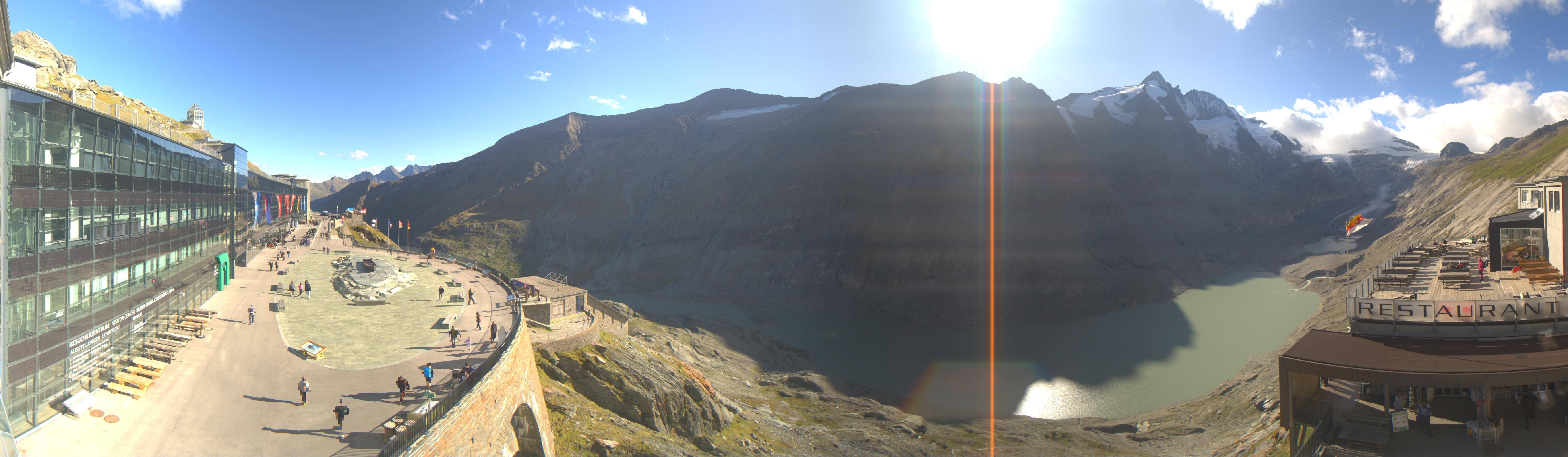 Archiv Foto Webcam Großglockner: Gletscherrestaurant Freiwandeck