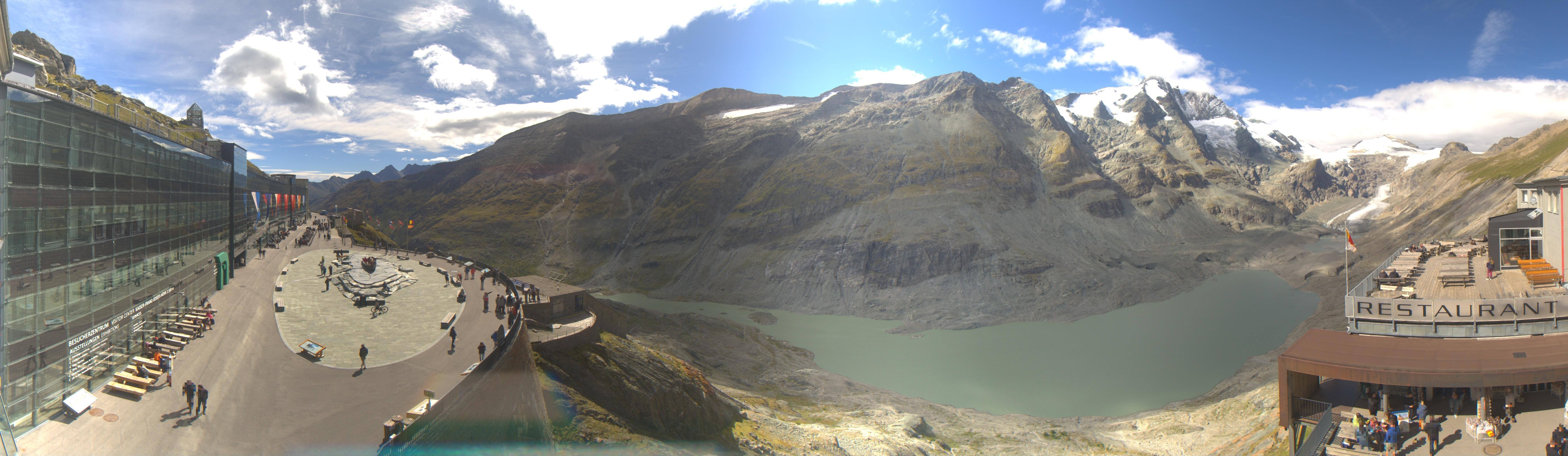 Archiv Foto Webcam Großglockner: Gletscherrestaurant Freiwandeck