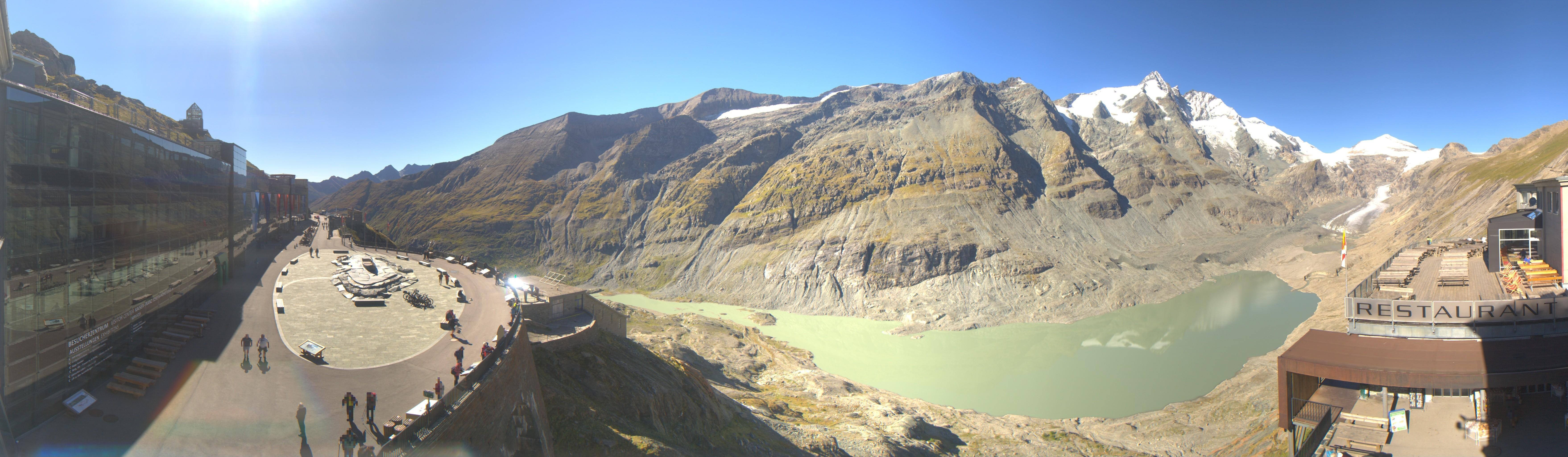 Archiv Foto Webcam Großglockner: Gletscherrestaurant Freiwandeck