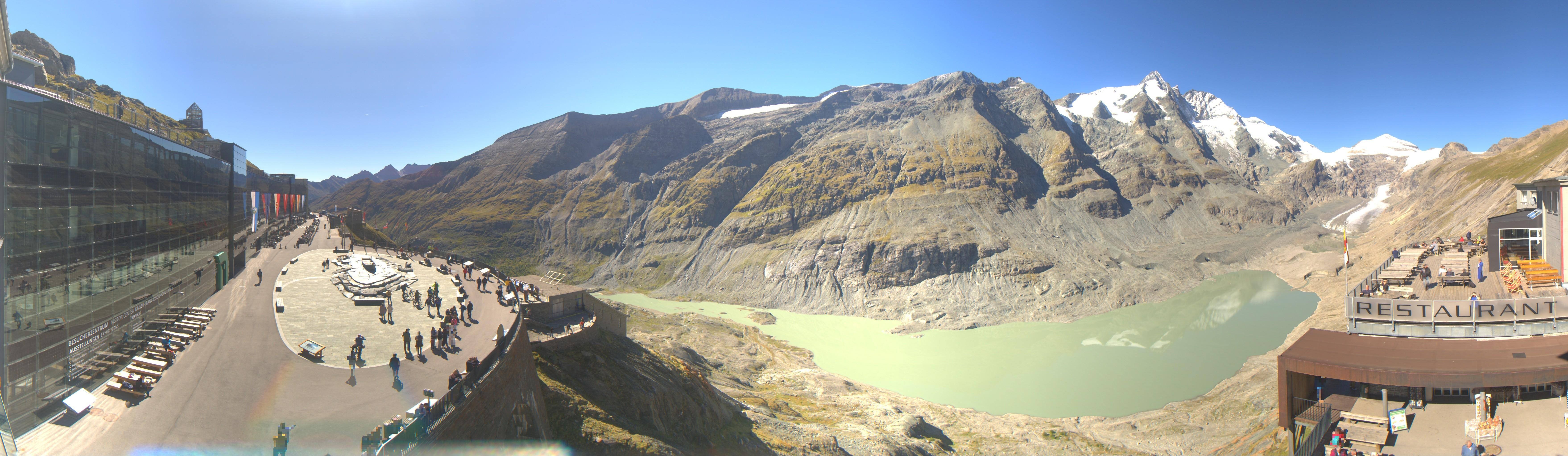 Archiv Foto Webcam Großglockner: Gletscherrestaurant Freiwandeck