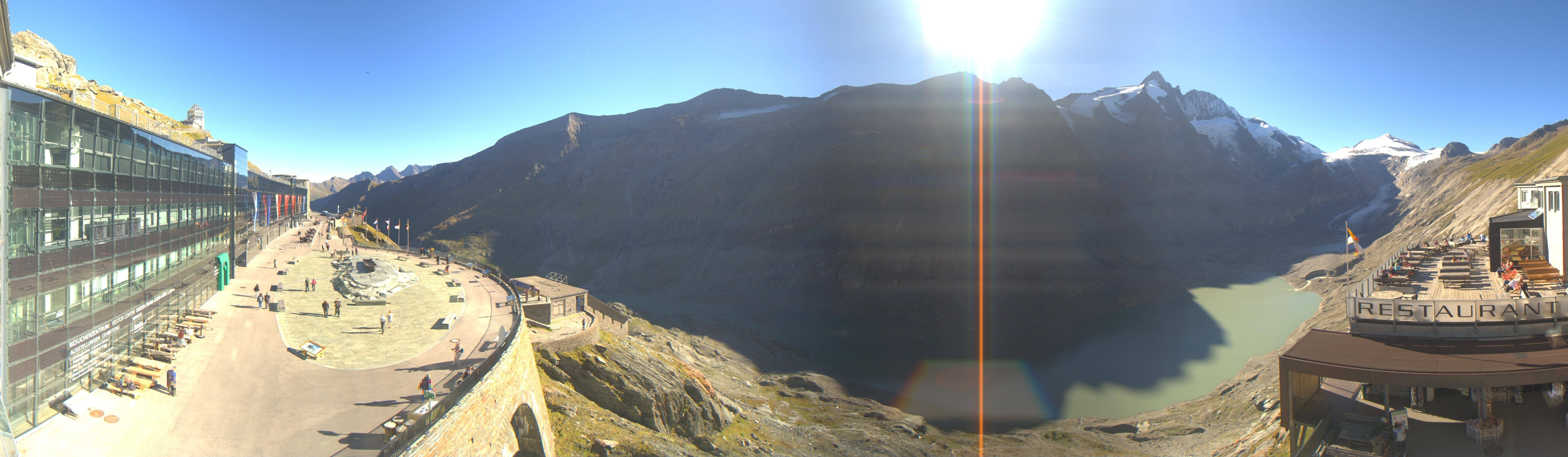 Archiv Foto Webcam Großglockner: Gletscherrestaurant Freiwandeck