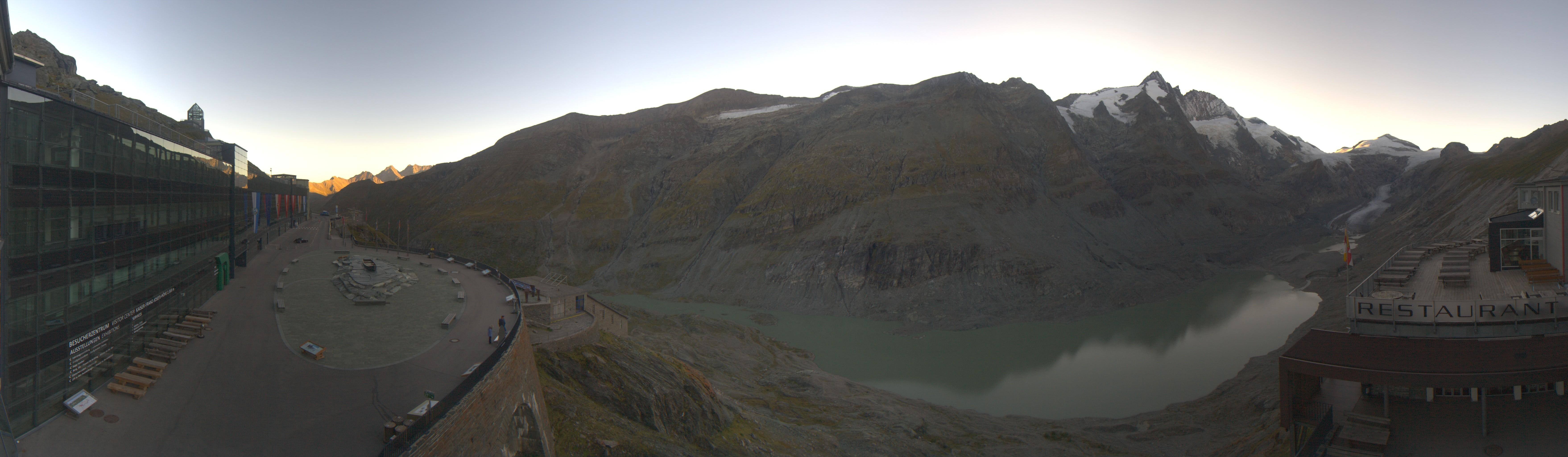 Archiv Foto Webcam Großglockner: Gletscherrestaurant Freiwandeck