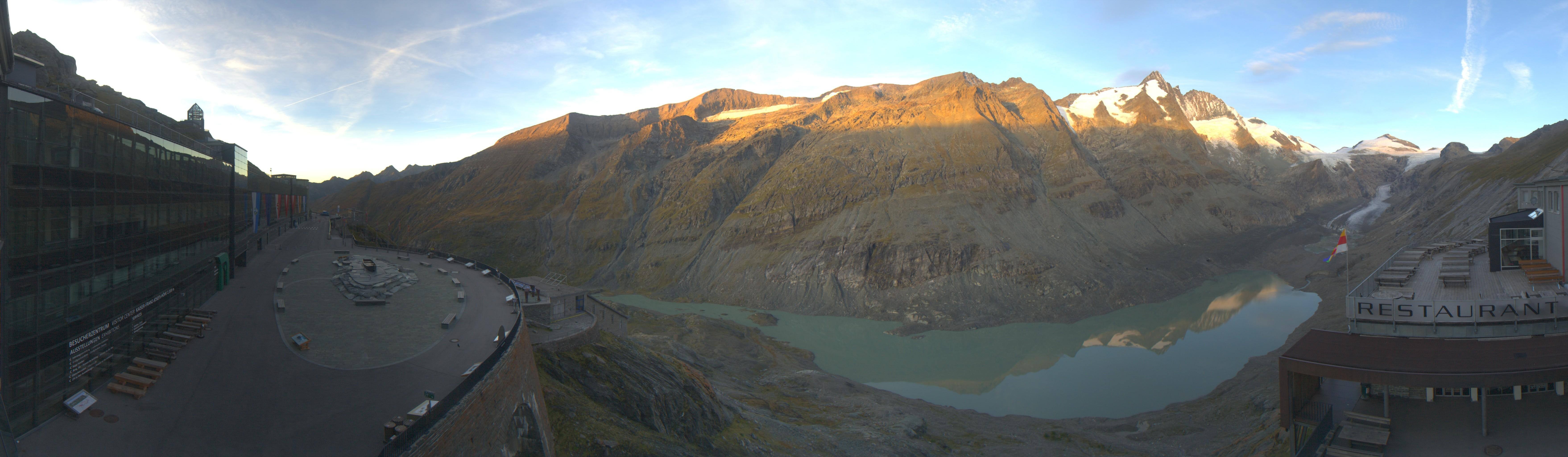 Archiv Foto Webcam Großglockner: Gletscherrestaurant Freiwandeck