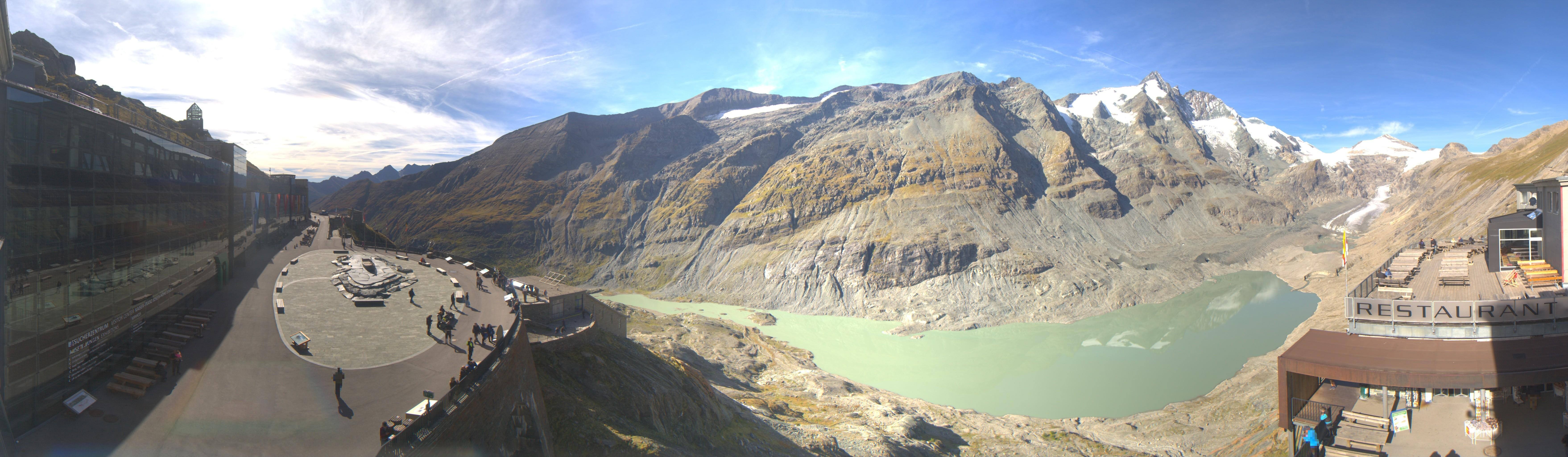 Archiv Foto Webcam Großglockner: Gletscherrestaurant Freiwandeck