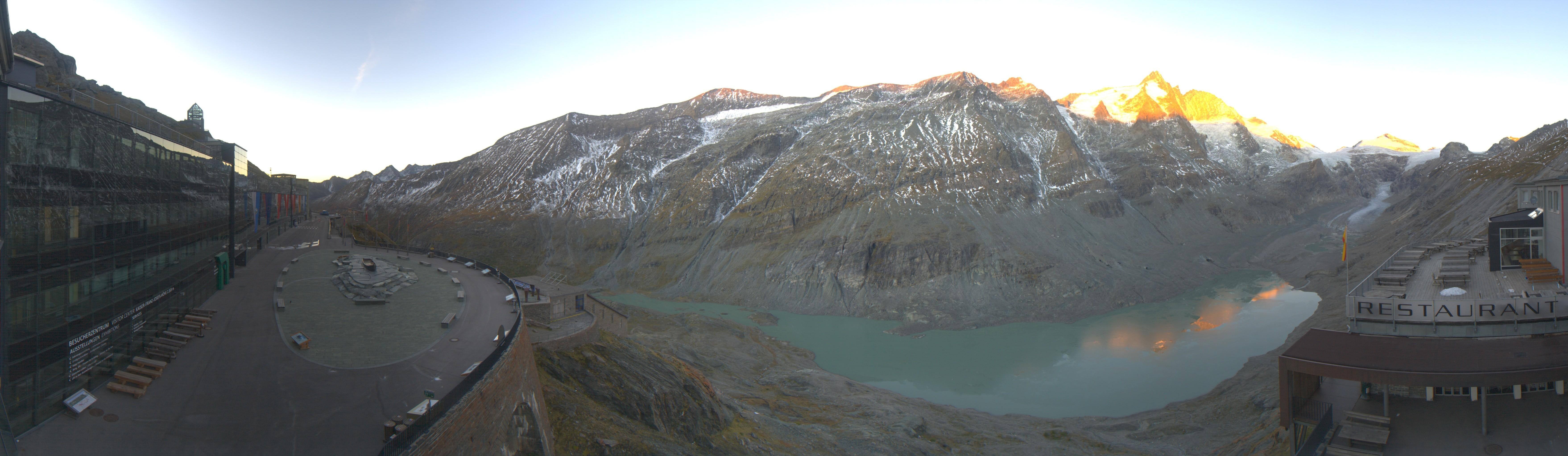 Archiv Foto Webcam Großglockner: Gletscherrestaurant Freiwandeck
