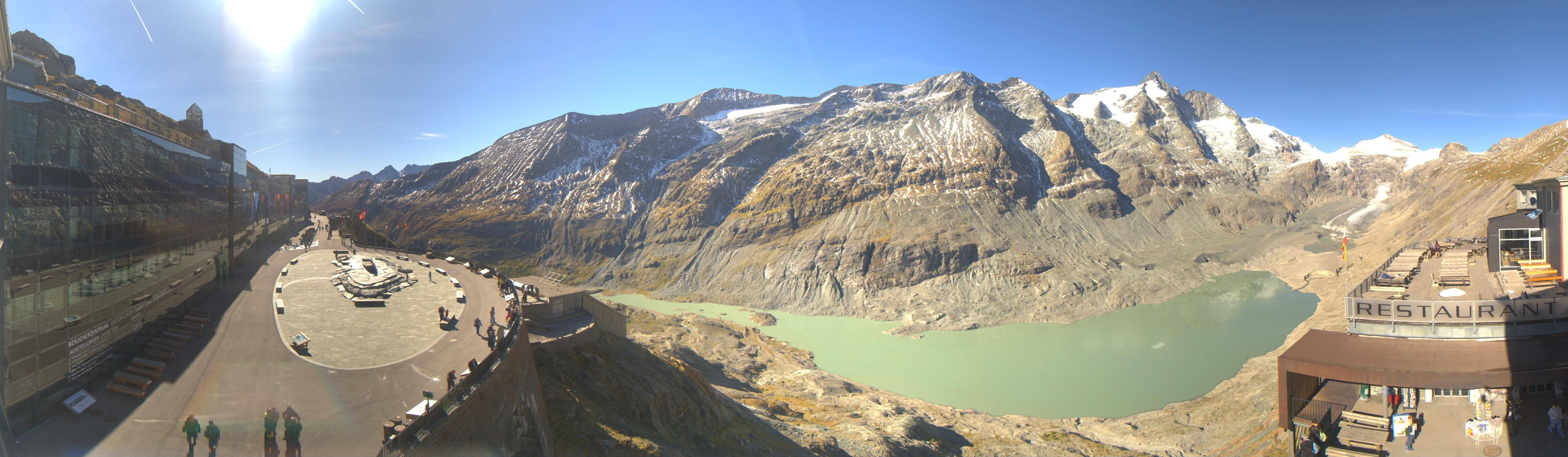 Archiv Foto Webcam Großglockner: Gletscherrestaurant Freiwandeck