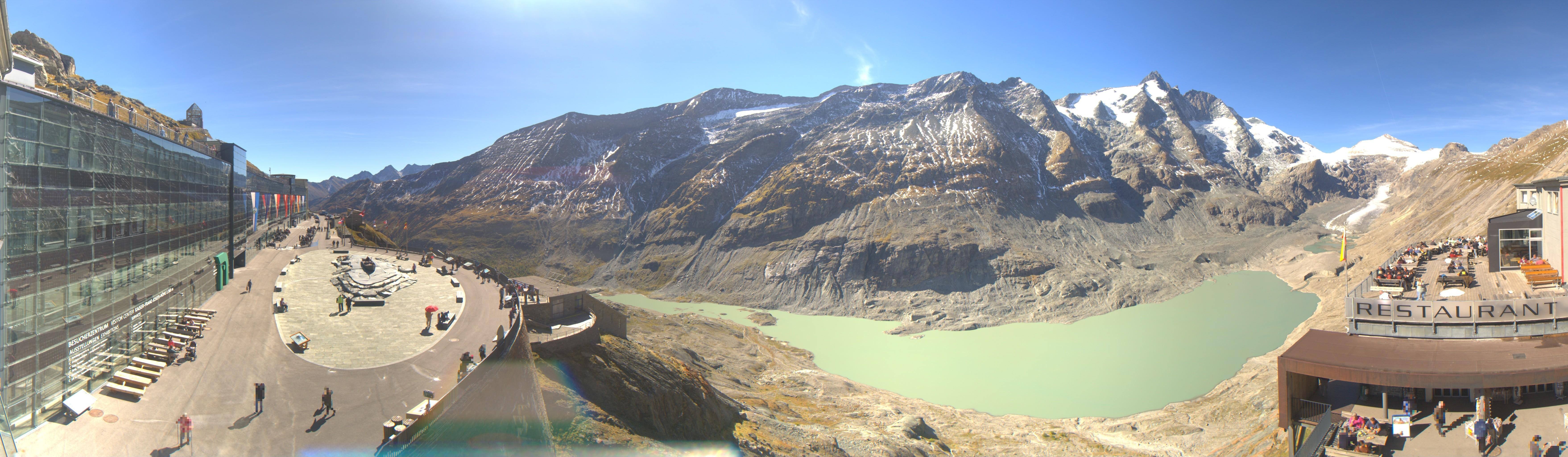 Archiv Foto Webcam Großglockner: Gletscherrestaurant Freiwandeck