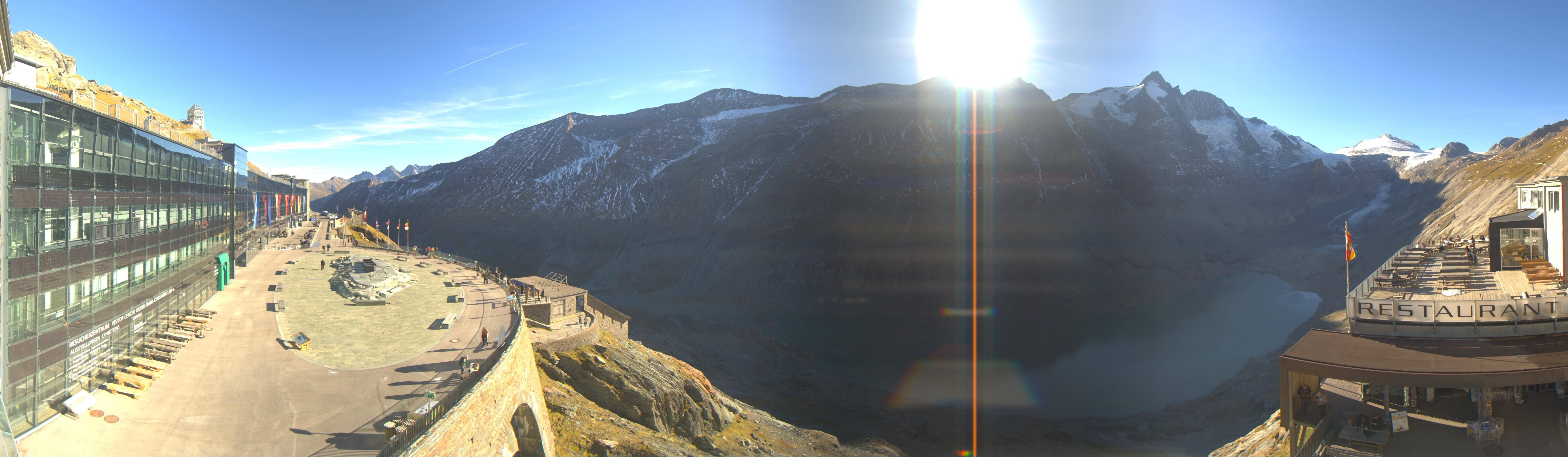 Archiv Foto Webcam Großglockner: Gletscherrestaurant Freiwandeck