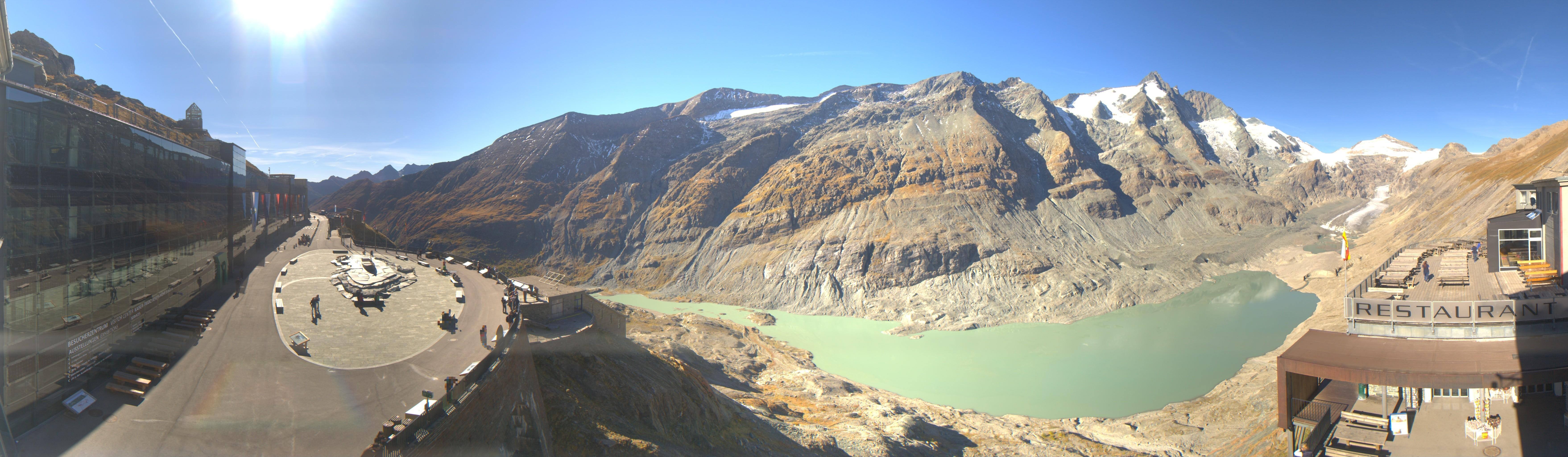 Archiv Foto Webcam Großglockner: Gletscherrestaurant Freiwandeck