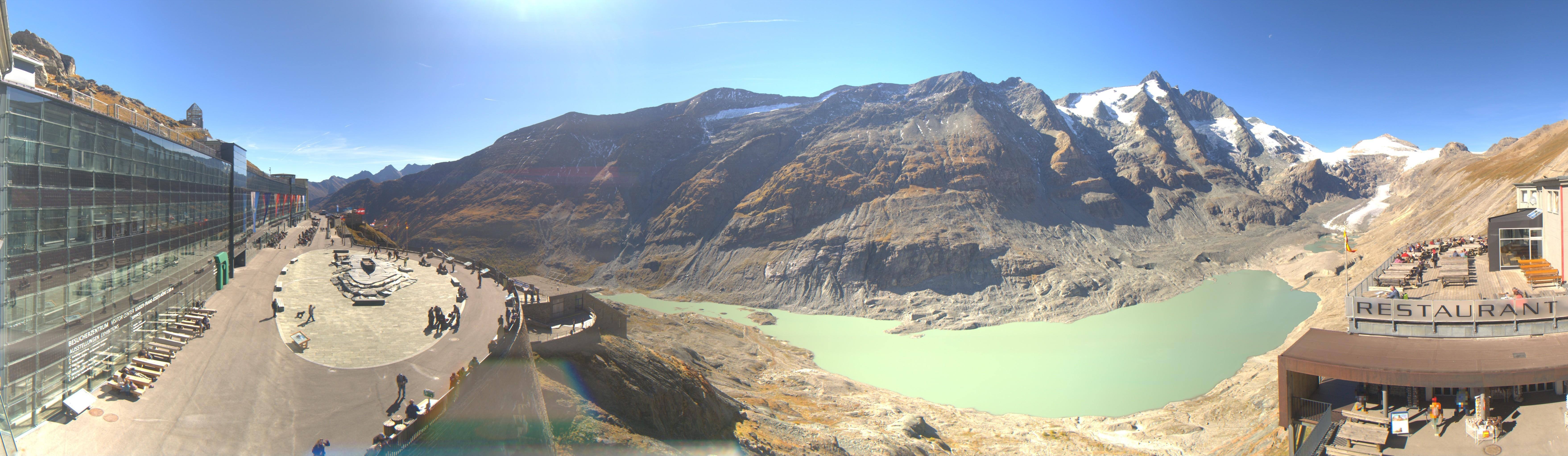 Archiv Foto Webcam Großglockner: Gletscherrestaurant Freiwandeck