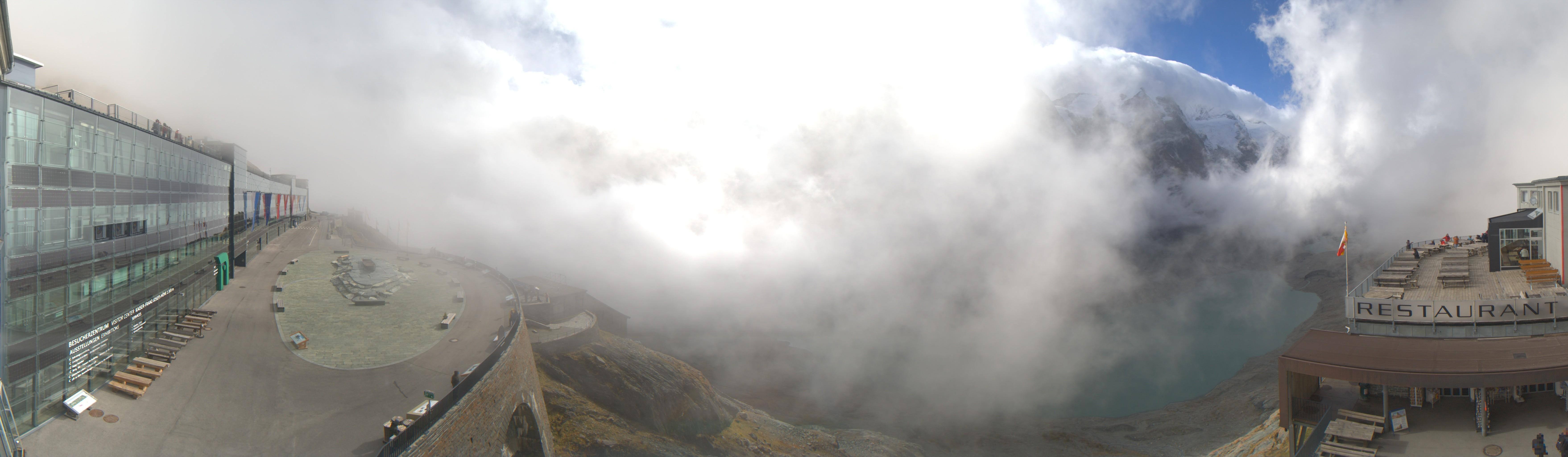 Archiv Foto Webcam Großglockner: Gletscherrestaurant Freiwandeck