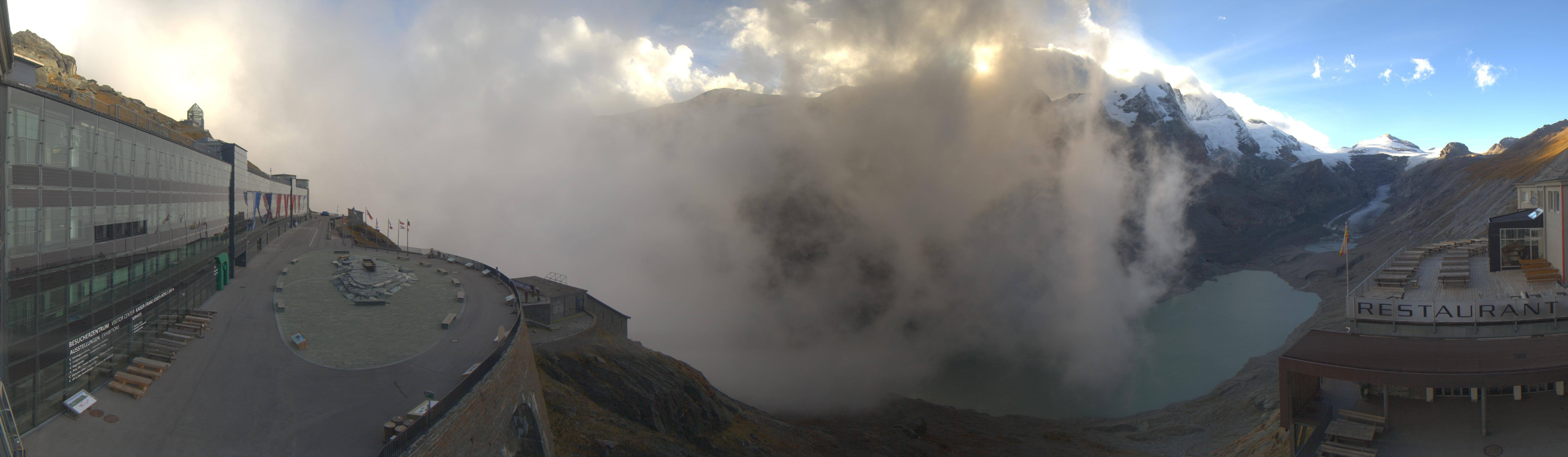 Archiv Foto Webcam Großglockner: Gletscherrestaurant Freiwandeck