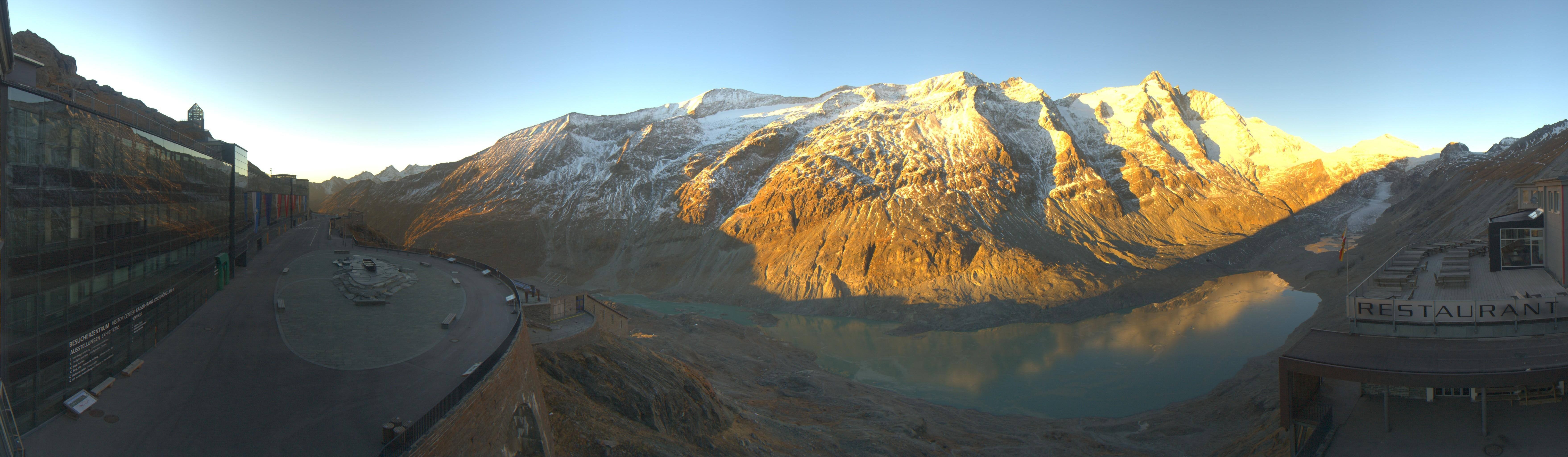 Archiv Foto Webcam Großglockner: Gletscherrestaurant Freiwandeck