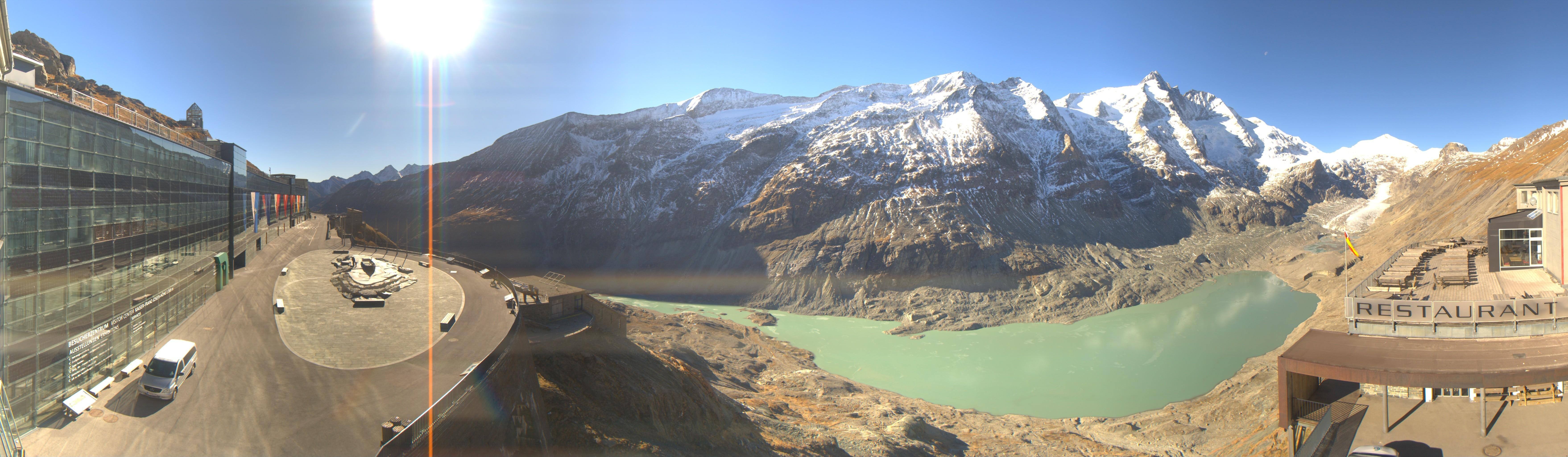 Archiv Foto Webcam Großglockner: Gletscherrestaurant Freiwandeck