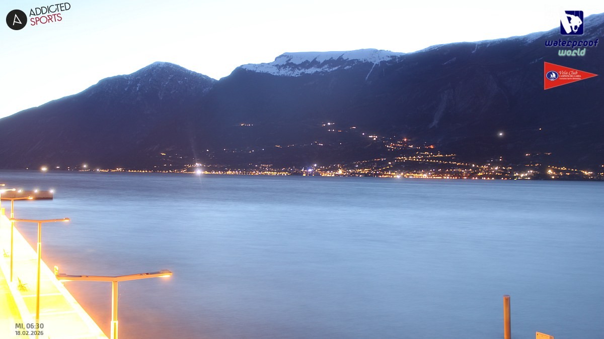 Archived image Webcam Campione del Garda - Lake Garda