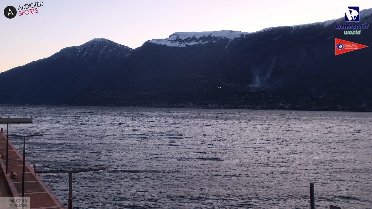 Archived image Webcam Campione del Garda - Lake Garda