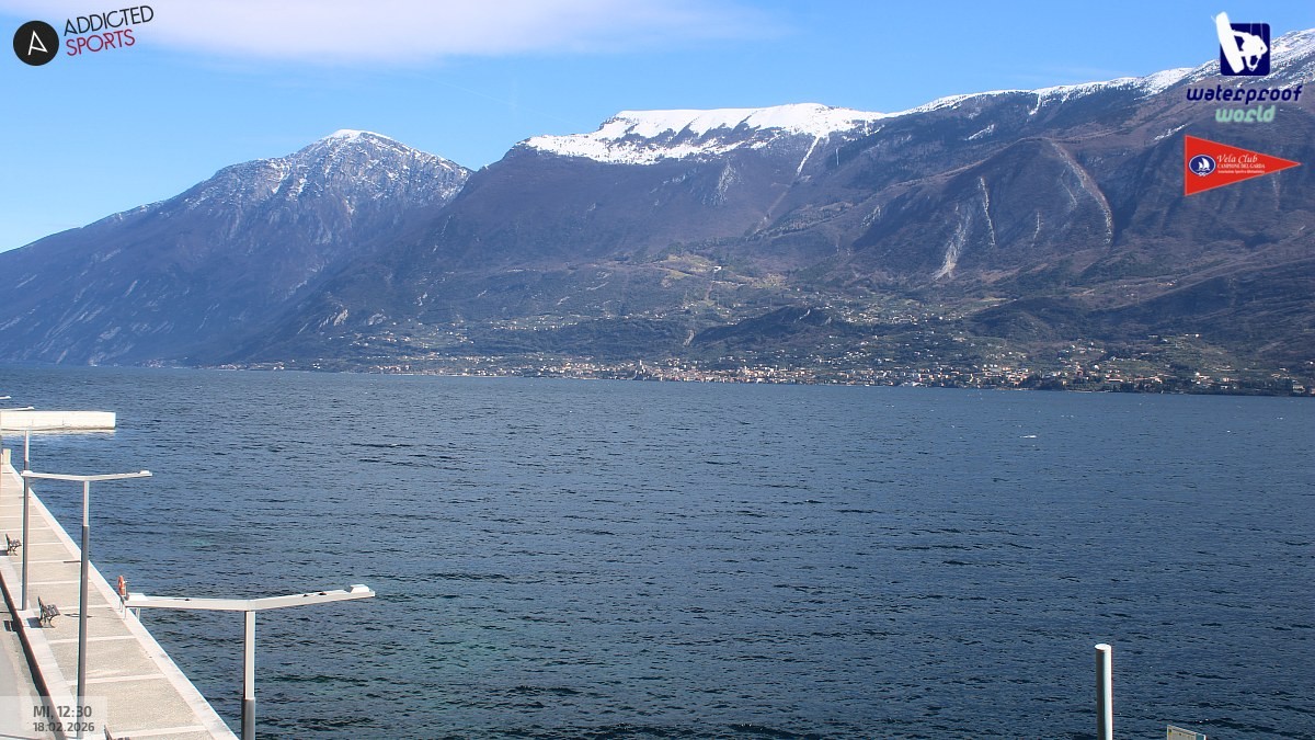 Archived image Webcam Campione del Garda - Lake Garda