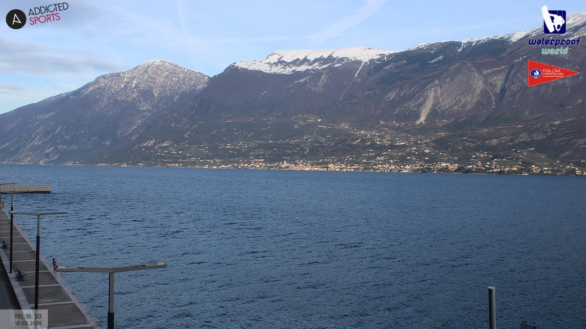 Archived image Webcam Campione del Garda - Lake Garda