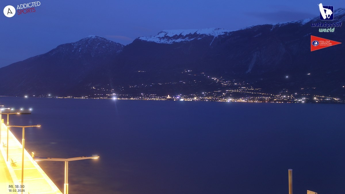 Archived image Webcam Campione del Garda - Lake Garda