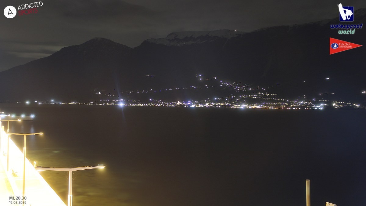 Archived image Webcam Campione del Garda - Lake Garda