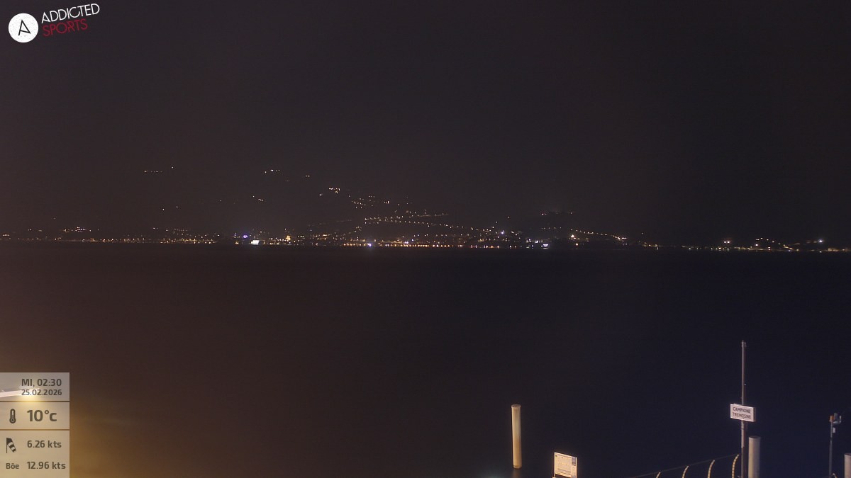 Archiv Foto Webcam Gardasee Campione del Garda