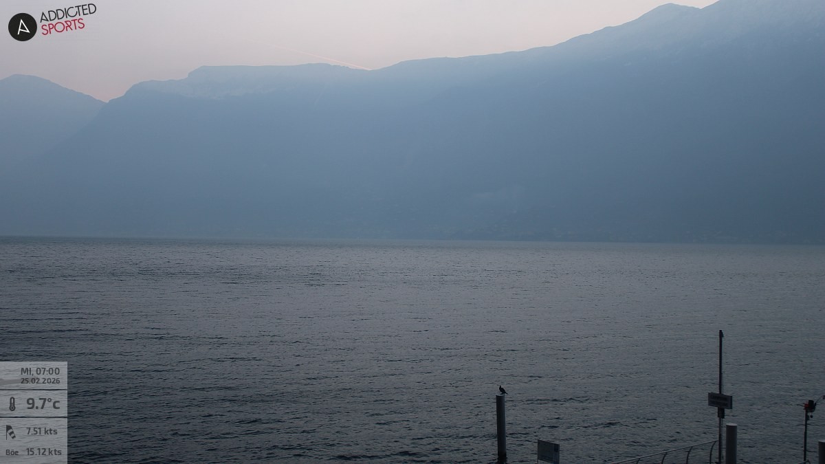 Archiv Foto Webcam Gardasee Campione del Garda
