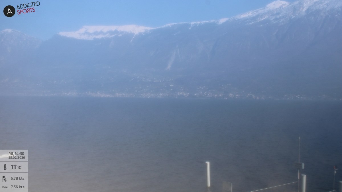 Archiv Foto Webcam Gardasee Campione del Garda