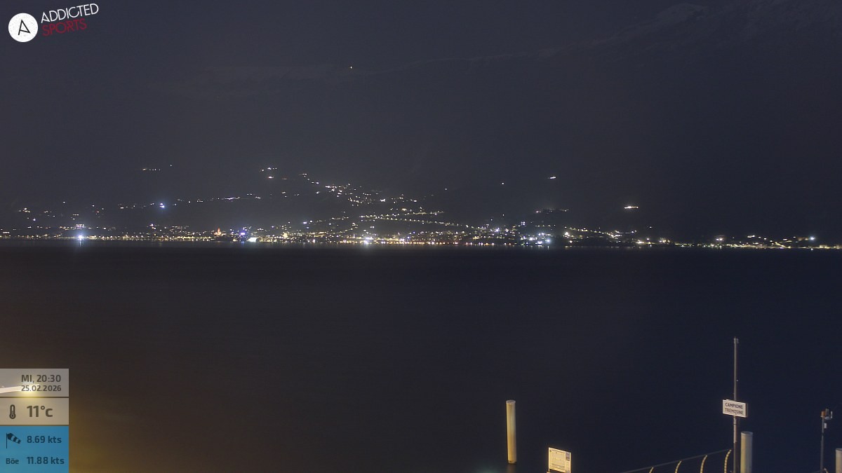 Archiv Foto Webcam Gardasee Campione del Garda
