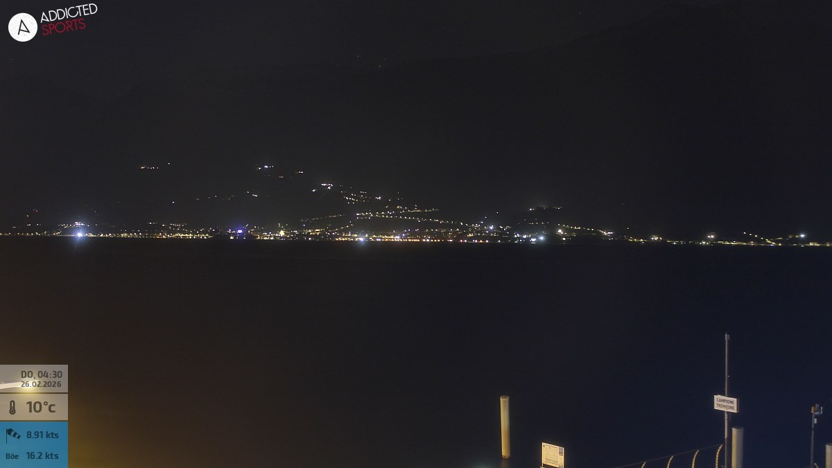 Archived image Webcam Campione del Garda - Lake Garda