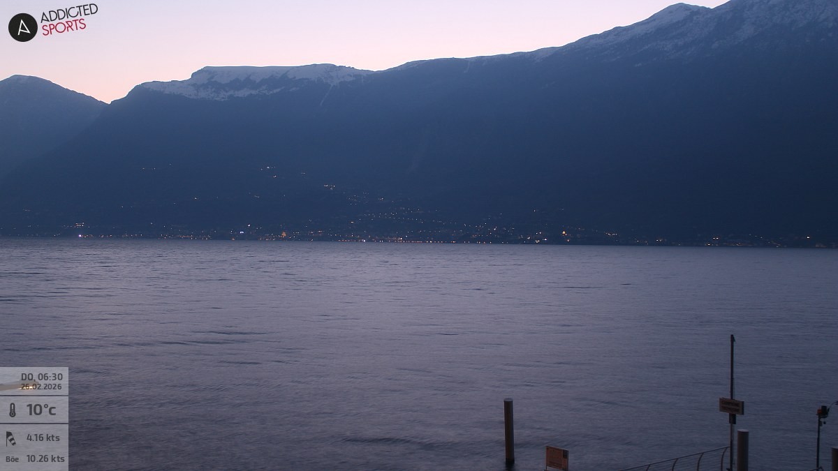 Archived image Webcam Campione del Garda - Lake Garda
