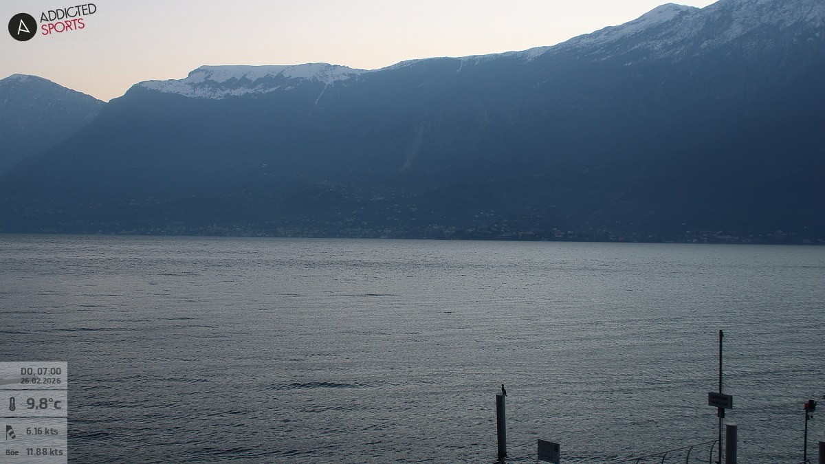 Archived image Webcam Campione del Garda - Lake Garda