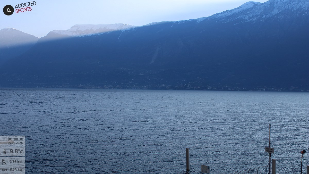 Archived image Webcam Campione del Garda - Lake Garda