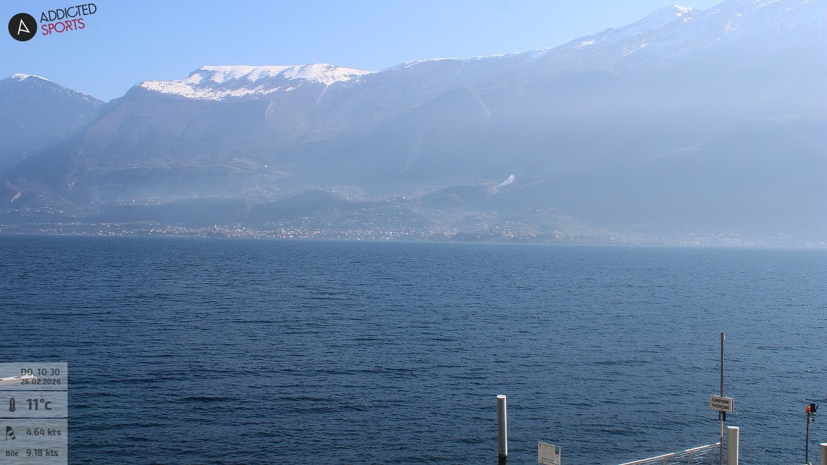 Archived image Webcam Campione del Garda - Lake Garda