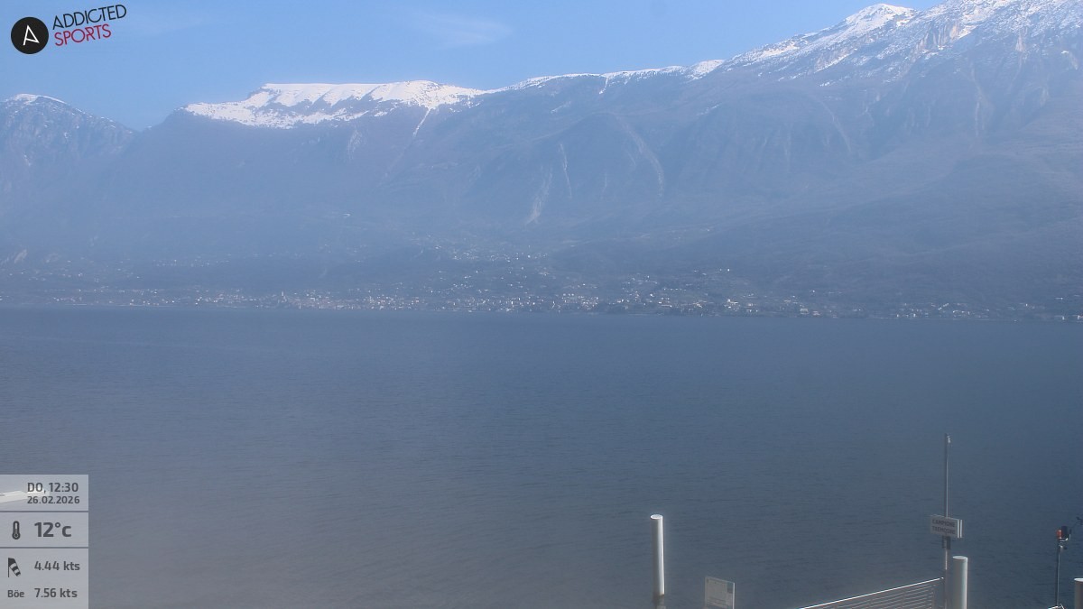 Archived image Webcam Campione del Garda - Lake Garda