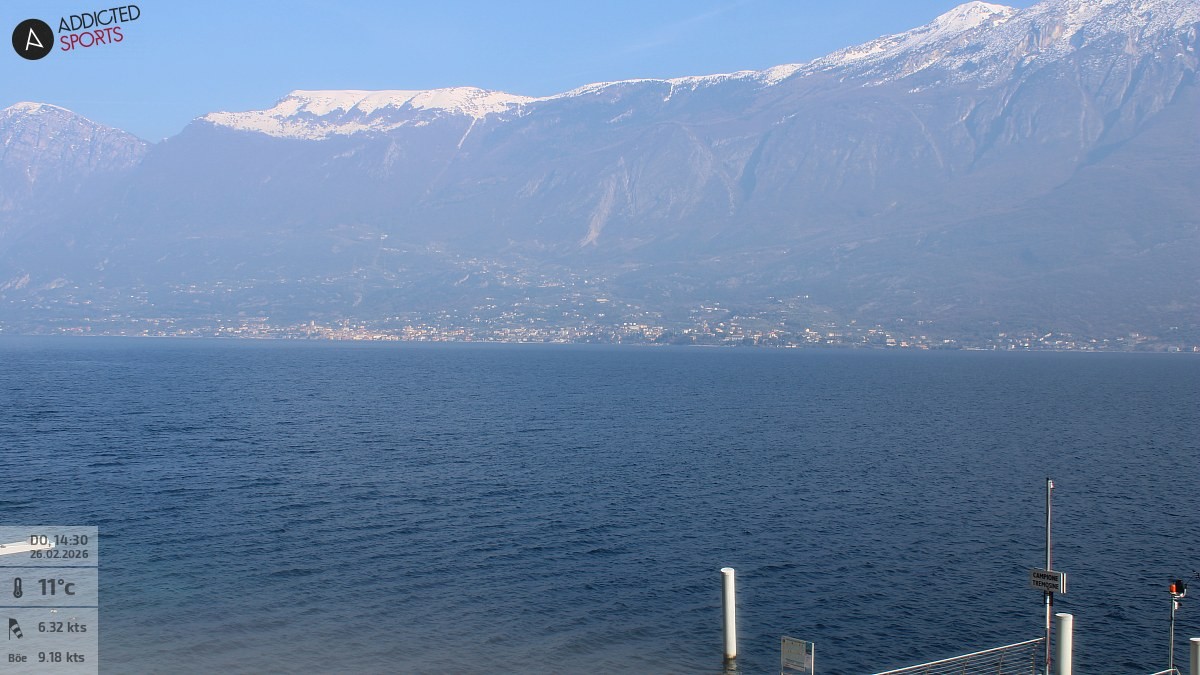 Archived image Webcam Campione del Garda - Lake Garda