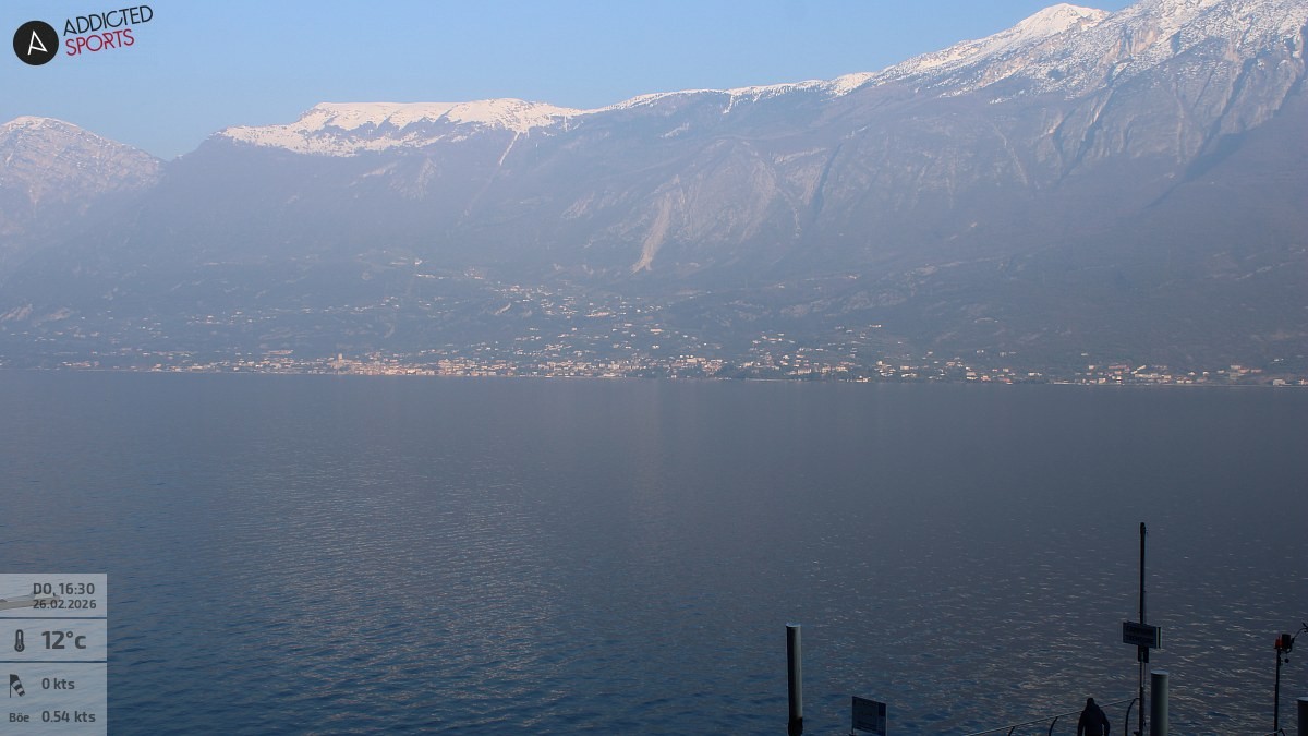 Archived image Webcam Campione del Garda - Lake Garda